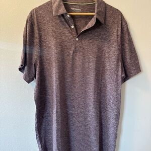 J. Crew Factory Heathered Purple Polo Shirt NEW NWT